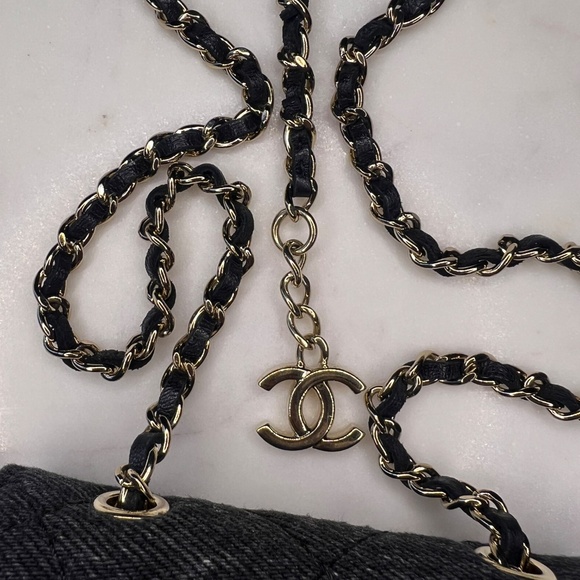 Chanel Denim Mini Fringe Flap - Picture 6 of 8